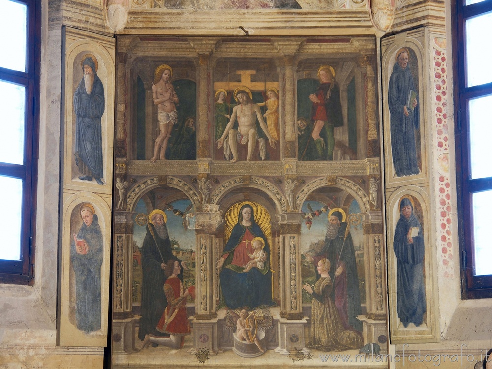 Milano - Polittico del Montorfano nella Cappella Obiano della Chiesa di San Pietro in Gessate